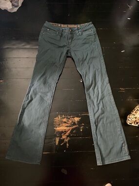 Rock Revival woman’s Dark Teal bootcut Jeans